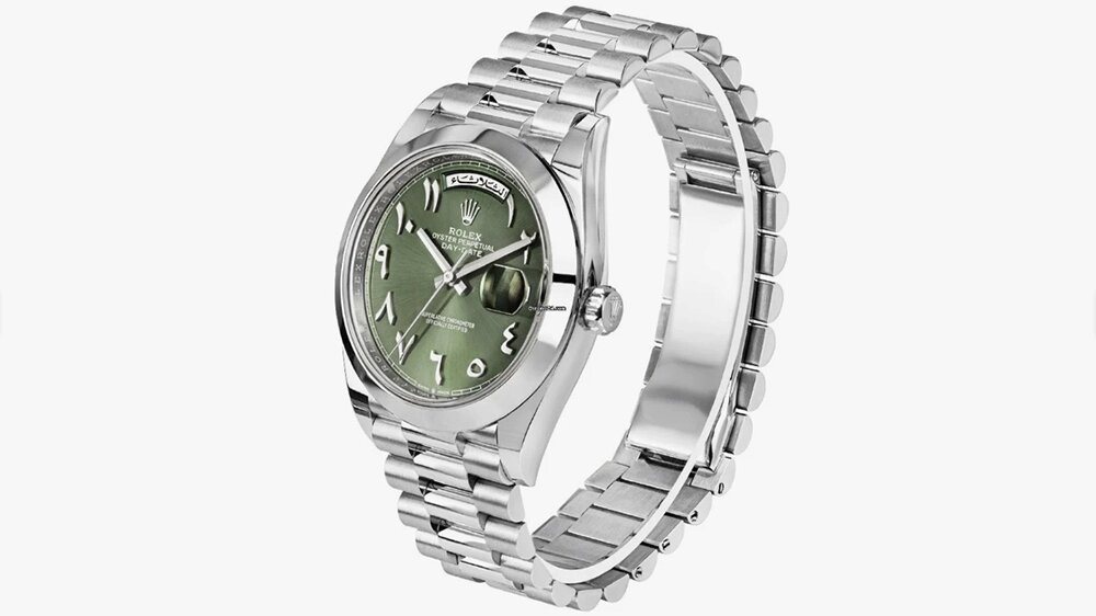 Tom Brady Wore a Rare Platinum 1:1 Replica Rolex UK With an Eastern Arabic Dial to the French Open