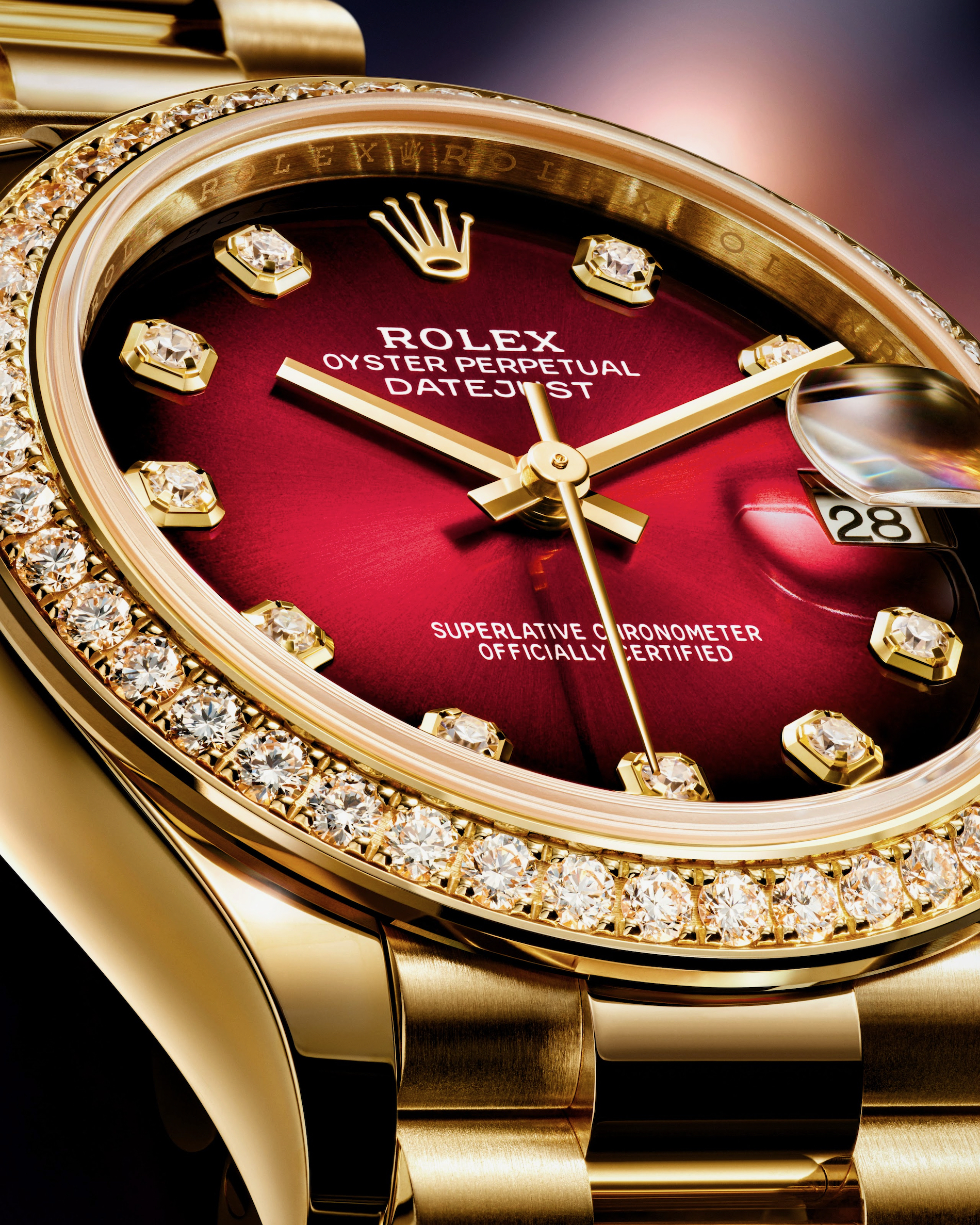 UK AAA Quality Rolex Illuminates The Night With A Fiery Twist On The Iconic Oyster Perpetual Datejust 31